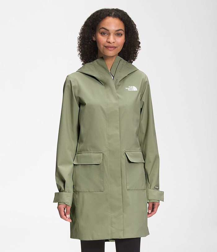 Casaca Impermeable The North Face Mujer City Breeze Parka Ii Verde - Peru 14906NYDJ